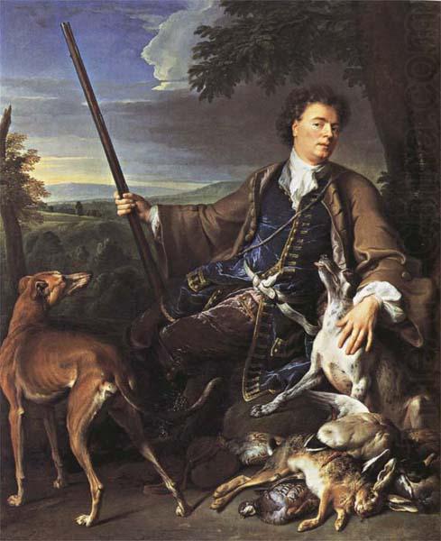 Francois Desportes Portrait of the Artist in Hunting Dress china oil painting image